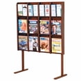 thumbnail image 3 of wooden mallet divulge free standing magazine rack, 3 of 3