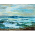 thumbnail image 2 of Vassileva, Silvia 32x25 White Modern Wood Framed Museum Art Print Titled - Northern Lake, 2 of 4