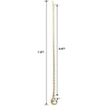 thumbnail image 2 of 8Ft Grade 70 Tow Chain 4700 lb SWL 8" Forged Hooks, 2 of 6