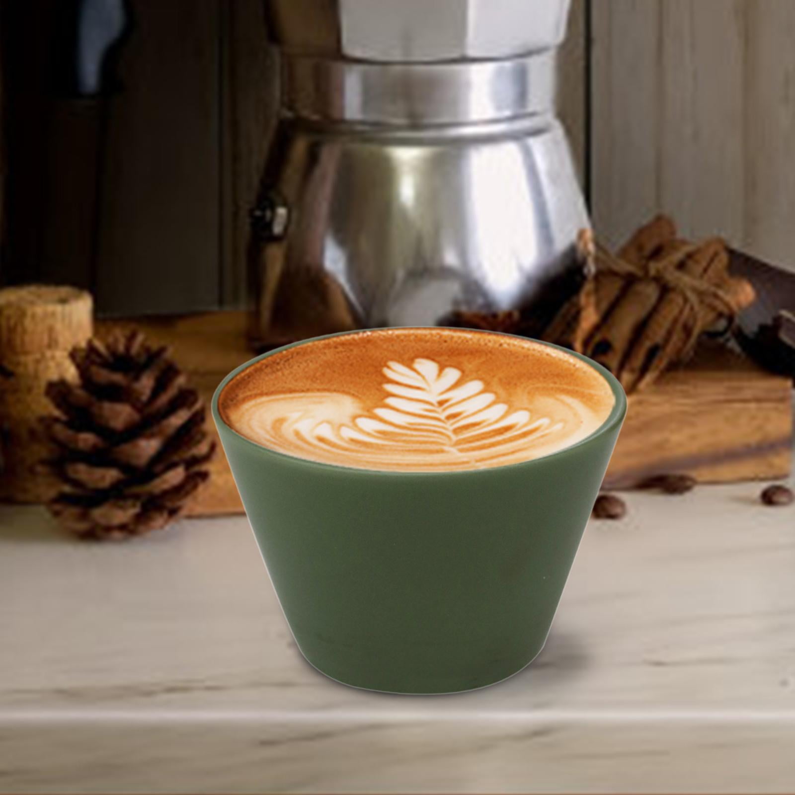 TISHITA Coffee Mug Espresso Cup Juice Cup 230ml Birthday Gifts Water Cup Pottery Tea Cup for Restaurant Wedding Home Bar Cold Drinks Green