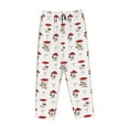 thumbnail image 4 of Sigee Different Mushrooms Print Women's Soft Pajama Pants - Breathable and Comfortable Lounge Sleep Bottoms with Elastic Waistband and Pockets-Small, 4 of 9