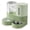 Green A, variant on YIFAEUX Automatic Pet Feeder 2.4L Dog Food Feeder 2.6L Water Dispenser Travel Auto Cat Feeder Bowl for Small Dogs Cats Rabbits