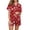 Multicolor L, variant on Enjoytime Christmas Pajamas for Women Set Print Notch Collar Short Sleeve Shirts Shorts 2 Piece Loungewear Sets Casual Button Down Sleepwear