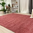 thumbnail image 5 of Alfa Rich 4x6 Dark Pink Area Rugs for Living Room Bedroom Girls Decor Cotton Washable Pet Friendly, 5 of 5