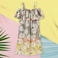thumbnail image 2 of Penkiiy Toddler Kids Baby Girl Summer Vacation Dress Suspender Skirt Floral Dress Tutu Dresses for Toddler Girls 5-6 Years Multicolor 2023 Summer Deal, 2 of 9