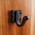 thumbnail image 2 of Cast Iron Wall Hook Elephant Trunk Rustic Coat Hook Design Renovators Supply, 2 of 12