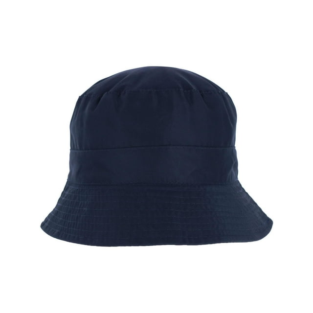 Angela & William Waterproof Packable Rain Hat with Zippered Closure