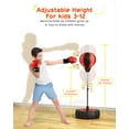 thumbnail image 3 of Punching Bag with Boxing Gloves, Height Adjustable Boxing Bag,Freestanding Punching Ball for Ages 3-13 Kids,Toy Gift for Boys & Girls, 3 of 6