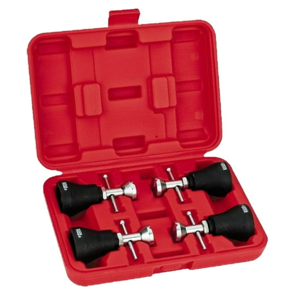 KioJJp 91-339-2 Machinist's Jack Set with 4 Jacks: 1,000 Lb Capacity, Adjusts 3" to 4" High