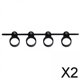 thumbnail image 1 of Paquete de 2-6 unidades de expansión de guitarra dispositivo portátil universal empuñadura de mano negro y S 2 piezas perfke, 1 of 9