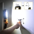 thumbnail image 2 of Cordless LED Work Light Compatible with Dewalt 20V 3000LM Battery Lamp with Hook Portable 2 Lighting Modes Inspection Lights for Car Repair, Workshop, Camping, Outdoor (NO Battery), 2 of 10