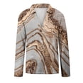 thumbnail image 4 of Blusa informal de manga larga con cuello en V y estampado floral para mujer Pompotops  FGAJ16248, 4 of 5