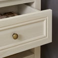 thumbnail image 4 of SAFAVIEH Sondra Traditional 2 Drawer Nightstand,Bleached White/Gold, 4 of 14