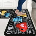 thumbnail image 2 of Coffee Kitchen Rugs Kitchen Floor Mats for in Front of Sink, Anti Fatigue Floor Mat for Kitchen, Padded Kitchen Mats for Standing and Kitchen Matt for Standing for Coffee Kitchen Decor 17"X30"+17"X47", 2 of 6