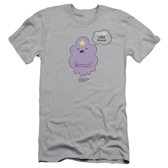 Adventure Time Lsp Omg S/S Adult 30/1 T-Shirt Silver
