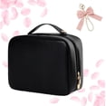 thumbnail image 1 of Neceser de cosméticos con múltiples compartimentos, Neceser con múltiples compartimentos, Bolsa Consulbefor, Bolsa de maquillaje portátil de cuero de Pu, Bolsas de cosméticos de viaje grandes para muj, 1 of 7