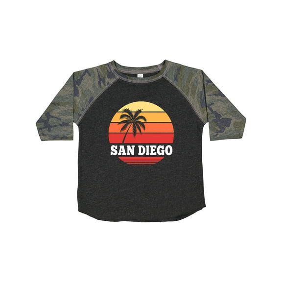 Inktastic San Diego California Vacation Retro Sunset Boys or Girls Toddler T-Shirt