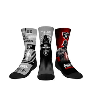 Unisex Rock Em Socks Las Vegas Raiders Super Fan Five-Pack Low-Cut Set Size: Small/Medium