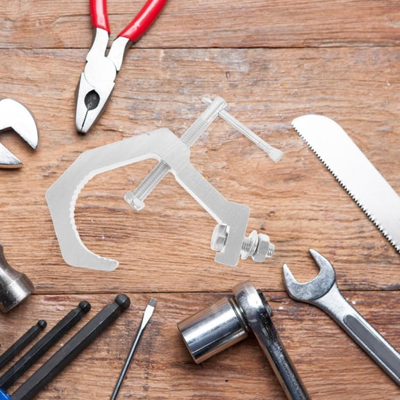 HOMEMAXS Stage Light Clamp Hook Aluminum Alloy Truss Clamp for Bar Lights Spotlight Moving Head Light Pole Mount Stage Lighting Holder Stand