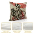 thumbnail image 4 of PHYHOO Summer Pillow Covers Skull Throw Pillow Covers Summer Farmhouse Cushion Case Decor for Sofa Couch, 4 of 5