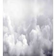 thumbnail image 3 of Grey Duvet Cover Set, Dark Ominous Clouds in Gothic Style Digital Art Print Dramatic Moody Sky Stormy Weather, Decorative 3 Piece Bedding Set with 2 Pillow Shams, King Size, Grey, by Ambesonne, 3 of 3