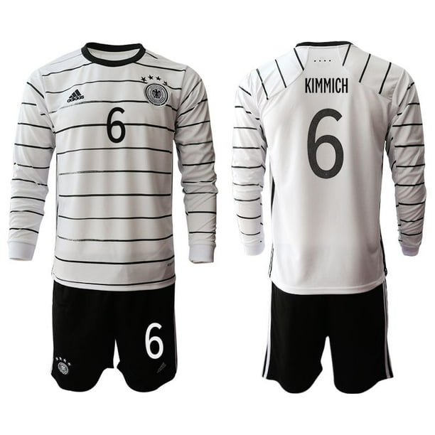 ماركة فيرساتشي Men 2021 World Cup National Germany home long sleeve 6 white Soccer Jerseys ماركة فيرساتشي