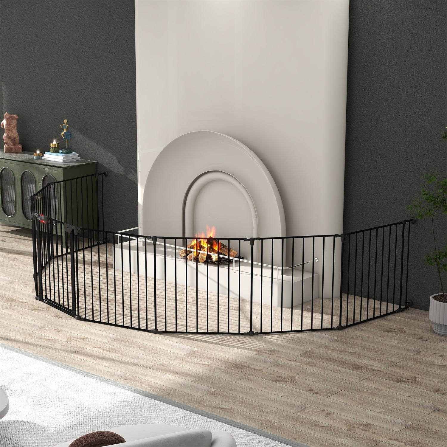 Pefilos 8 Panel Play Yard Dog Playpen for Multiple Sizes of Dog, Designed for Camping, Dog Fences Indoor, Black Pefilos 8 Panel Play Yard Dog Playpen for Multiple Sizes of Dog, Designed for Camping, Dog Fences Indoor, Black