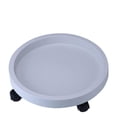 thumbnail image 1 of de plástico para plantas - Soporte para macetas con ruedas Marco redondo con ruedas para plantas de interior y exterior - Fácil de mover Gris kusrkot  Palet con ruedas, 1 of 3