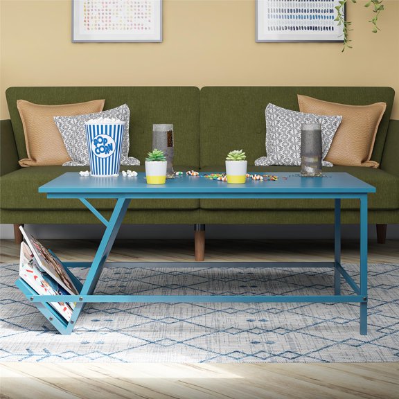 Novogratz Regal Coffee Table, Blue
