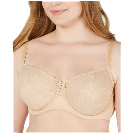 

INC Womens Plus Unlined Lace Bra (40DD Frappe)