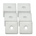 thumbnail image 1 of Uxcell 40 Pcs Arandela Plana Cuadrada, 4MM ID x 20MM OD x 1MM de Grosor, Espaciador de Goma de Acero Inoxidable 304 para Tornillos, Talleres de Reparación de Baños, Construcción, Plateado, 1 of 6