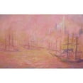 thumbnail image 3 of Theodore Earl Butler 24x17 Black Modern Framed Museum Art Print Titled - The Port of New York (1917), 3 of 5