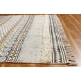thumbnail image 4 of Casavani Indian Handwoven Cotton Durrie Beige Color Carpets Outdoor Rug 4x8 Feet, 4 of 5
