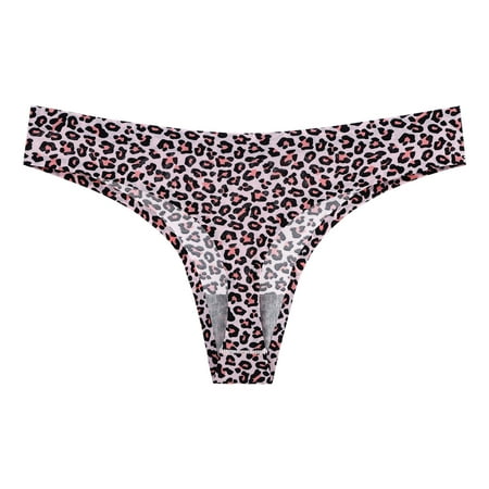 

Seamless Thongs Women Thongs Low Waist Thongs Printed Thongs Printed Underwear Women Seamless Thongs Soft Fashionable Elegant Printed Low Waist Underwear Panties For Daily Life