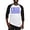Black/White, variant on - Greece Flag Baseball Jersey - Cotton Baseball Jersey, 3/4 Raglan Sleeve Shirt