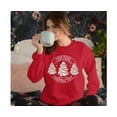 thumbnail image 6 of VILOVE Women Farm Fresh Christmas Tree Cakes Sweatshirt Christmas Crew Neck Sweater Xmas Gifts Top Casual Long Sleeve Tops, 6 of 6