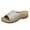 Gold, variant on Utoimkio Ankle Straps Sandals for Women Summer Ladies Wedge Heel Slippers Sandals Casual Thick Bottom Carved Women's Shoes