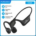 thumbnail image 2 of Real Bone Conduction Auriculares Bluetooth 5.3 Auriculares inalámbricos Auriculares deportivos impermeables con micrófono para entrenamientos Correr Conducir Deng Xun unisex, 2 of 2