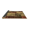 thumbnail image 2 of Ahgly Company Indoor Round Patchwork Brown Transitional Area Rugs, 7' Round, 2 of 4