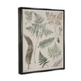 thumbnail image 4 of Stupell Industries Various Botanical Leaves Latin Study Informative Page Graphic Art Metallic Gold Floating Framed Canvas Print Wall Art, Design by Elizabeth Medley, 4 of 5