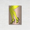 thumbnail image 3 of Luxe Metal Art 'Legs in Yellow' by Giuseppe Cristiano, Metal Wall Art, 24"x36", 3 of 9