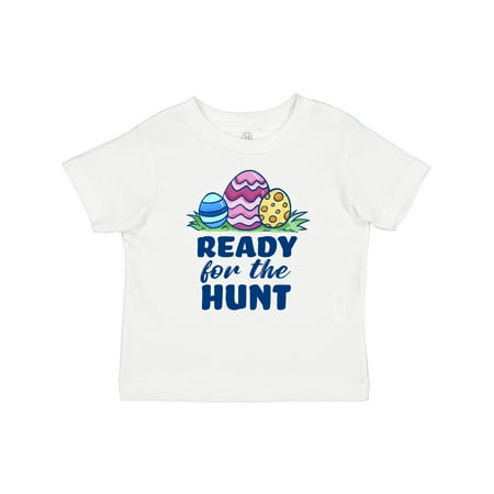 

Inktastic Easter Ready for the Hunt Pastel Colored Eggs Gift Baby Boy or Baby Girl T-Shirt