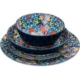 thumbnail image 3 of Baxluxe Dinnerware Sets of 4, 16 Pieces Bohemian Plates and Bowls Microwave and Dishwasher Safe, Scratch Resistant Plates and Bowls Set, Dinner Set for Salad, Pasta, Dessert,Steak, Appetizers, 3 of 7