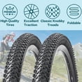 thumbnail image 2 of 1 Pack 26"x1.95" Inch Folding Replacement Bike Tire for Mountain Bicycle, 2 of 6