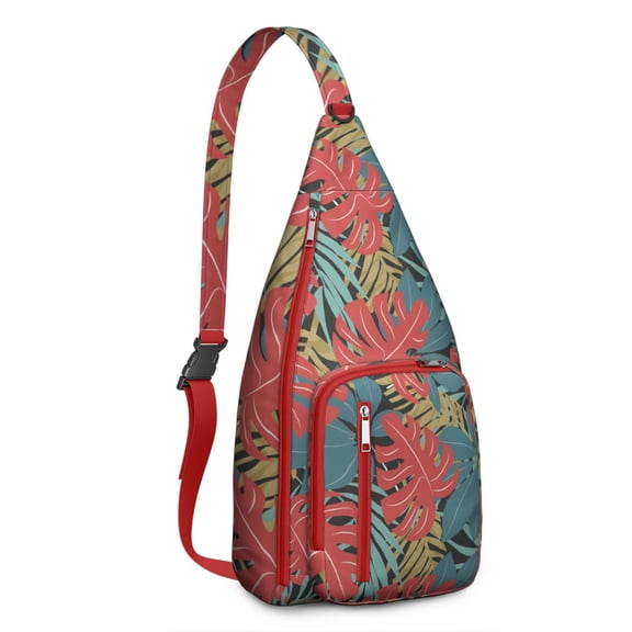 Summer Beach Boho Sling Bag for Women & Men, Lightweight with Hide the Keyhole