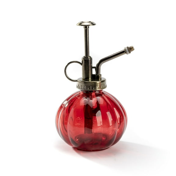 K-Cliffs Vintage Style Red Glass Bottle Sprayer, Plant Mister