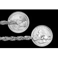 thumbnail image 4 of Sterling Silver Heavy Diamond-Cut Rope Chain 6mm Solid 925 Italy Men's Necklace 28" Jewelry Female, 4 of 5