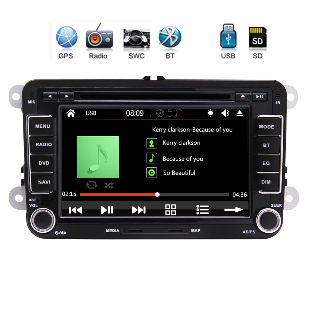 2019 Wince Car Stereo Double Din Car DVD Player for