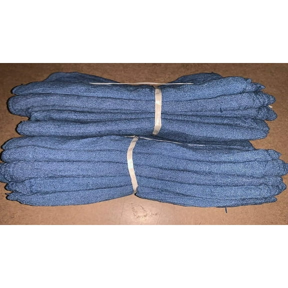 500 Pieces New Blue Shop Towels Rags Great Mechanics & Commercial 13x14 inches