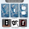 thumbnail image 3 of Light Switch Cover Switch Plate Outlet Cover Plug Cover for Electrical Duplex Outlets Butterflies and Circular Motif, 3 of 6